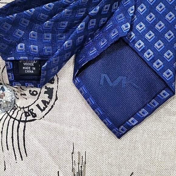 Michael Michael Kors Grid Neat Silk Tie - Picture 4 of 4